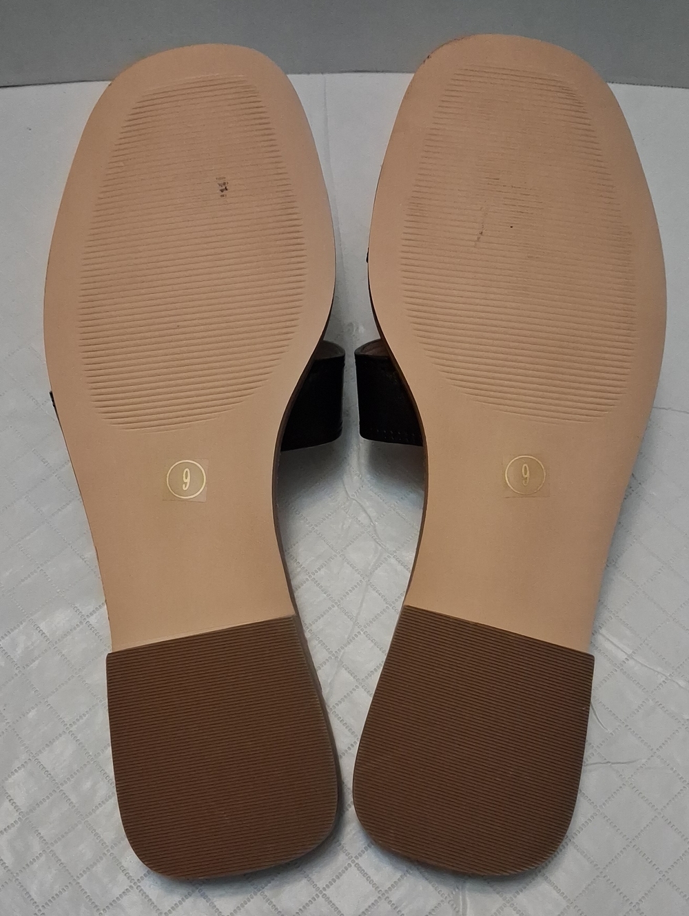 Steve Madden Hazel Size 9 Women's Black Leather Upper Double-Strap Slide/sandals - Picture 12 of 17